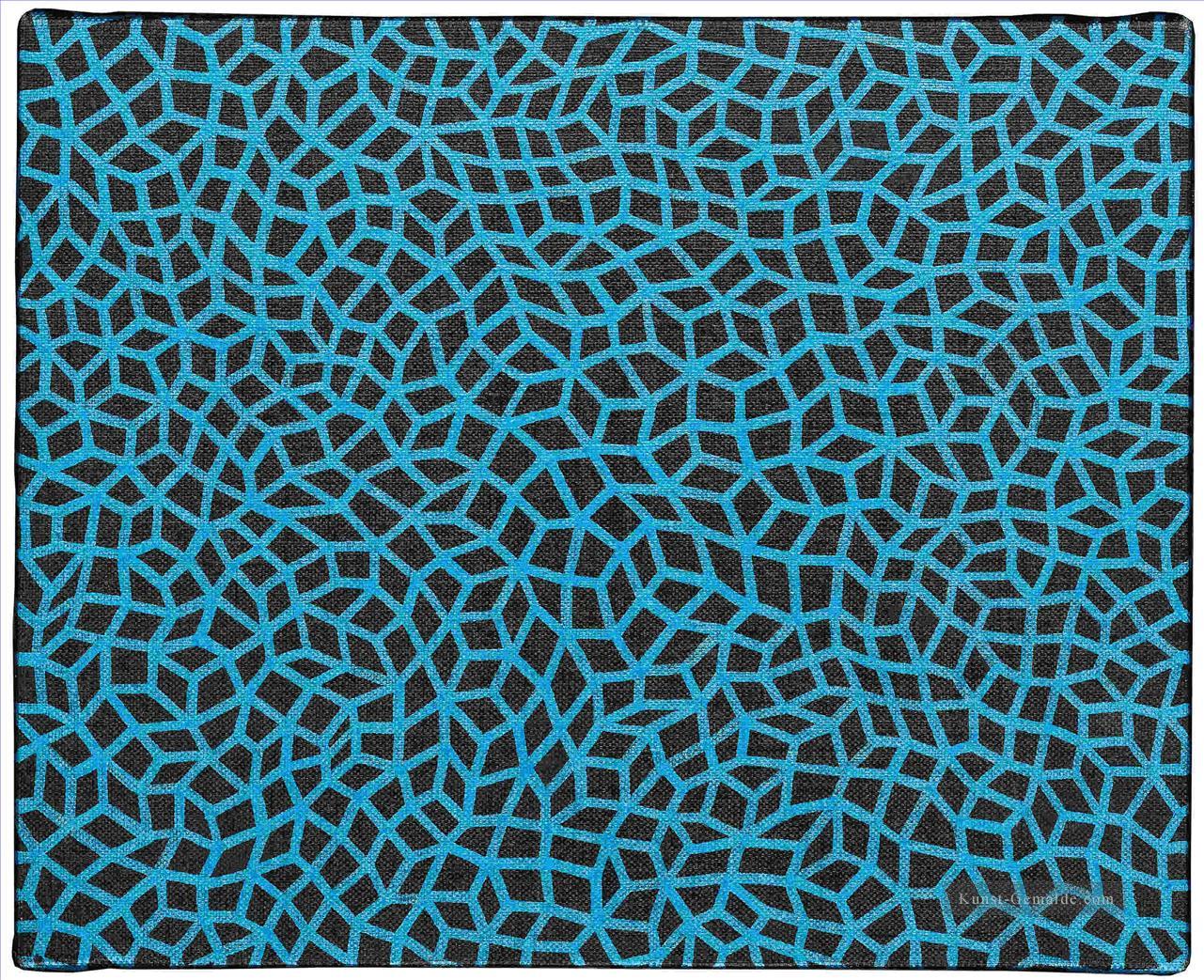 Infinity Nets blue Yayoi Kusama Pop art minimalistisch feministisch Ölgemälde